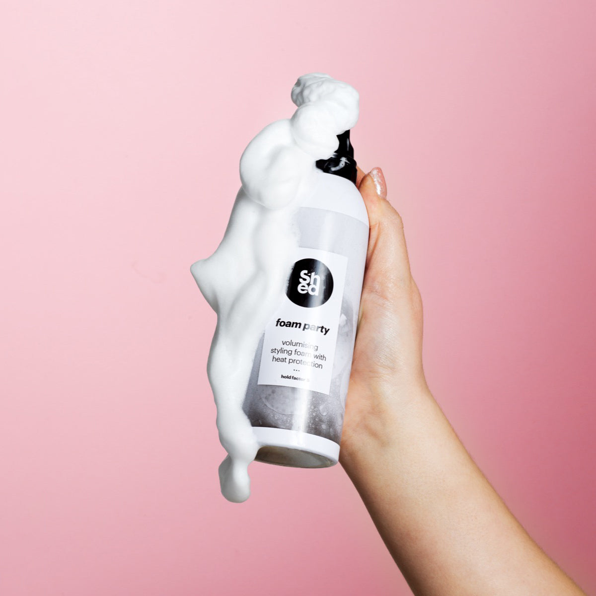 foam party volumising styling foam with heat protection 200ml