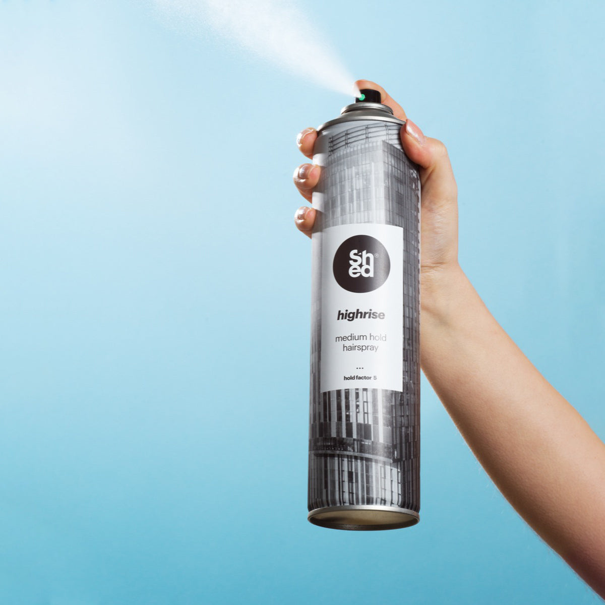 highrise medium hold hairspray 600ml