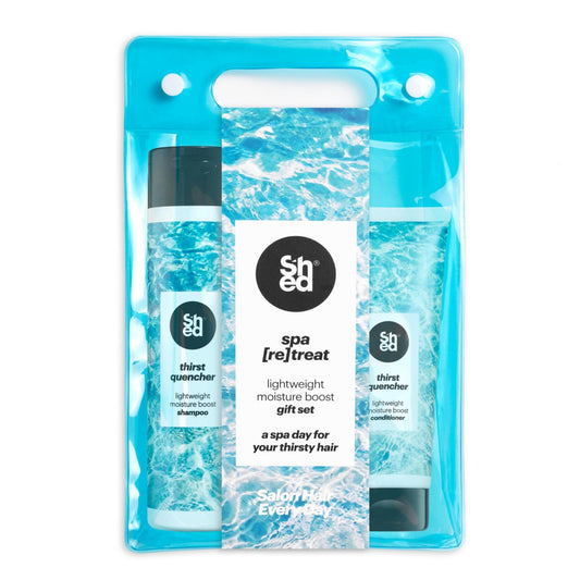 thirst quencher spa re[treat] gift set for dry hair